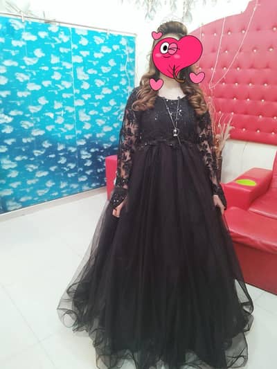 Bridal Elegant Black Maxi