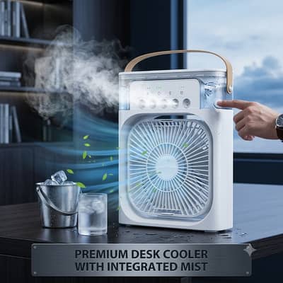 Mini Portable Mist Fan & Air Cooler – Brand New Condition