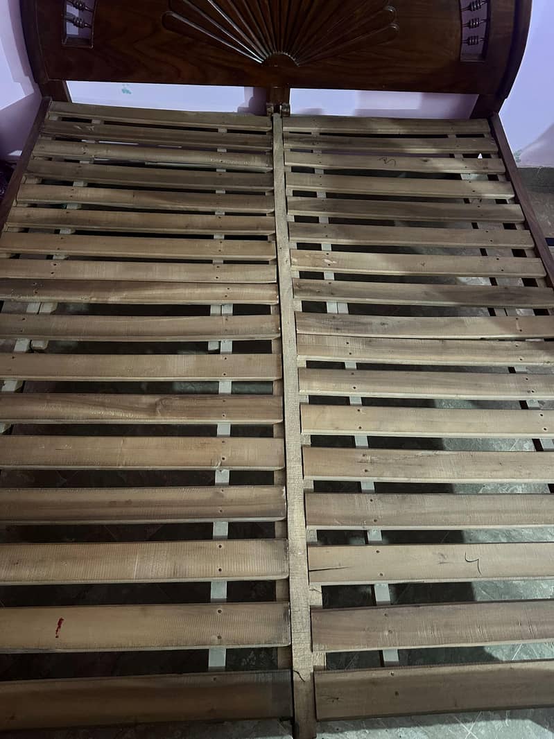 Solid Wooden Double Bed – Premium Quality 6