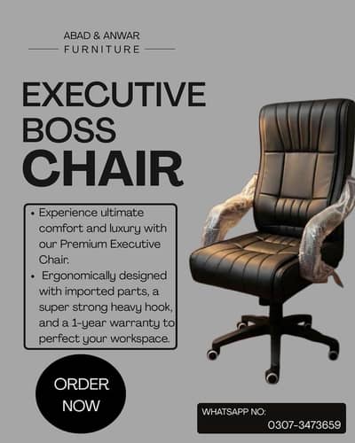  Executive Boss Chair – Rule Your Workspace! 