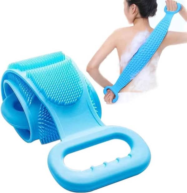 Silicone Bath and Body Shower Brush With Soap Dispenser