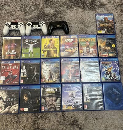 PS4 and PS5 GAMES AND CONTROLLERS TEKKEN 7 cyberpunk fc 25 SPIDERMAN