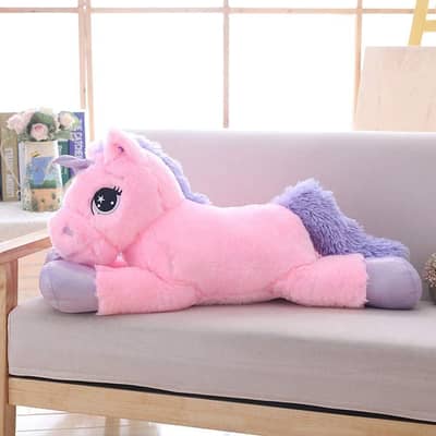 soft plush stuffed toy unicorn
