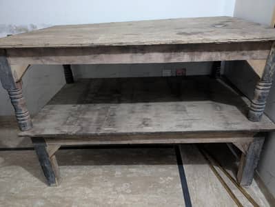 wood table