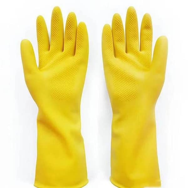 Female Waterproof Rubber Latex Dishwashing Gloves Kitchen Durable Cleaning Housework Chores Dishwashing Tools 2025 New Free size