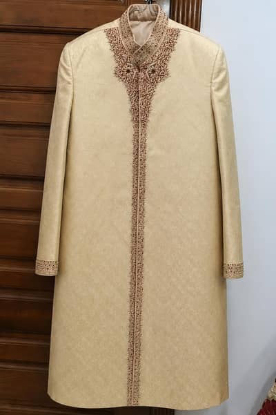 Groom branded Sherwani embroidered small-medium size