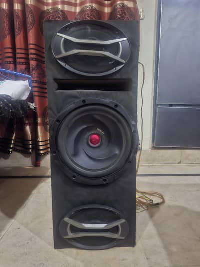 Car Sound System  Audio Amplifier Powerful Bass Speaker Box