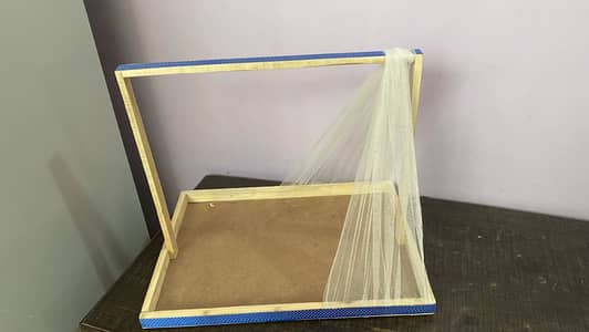 wooden gift basket