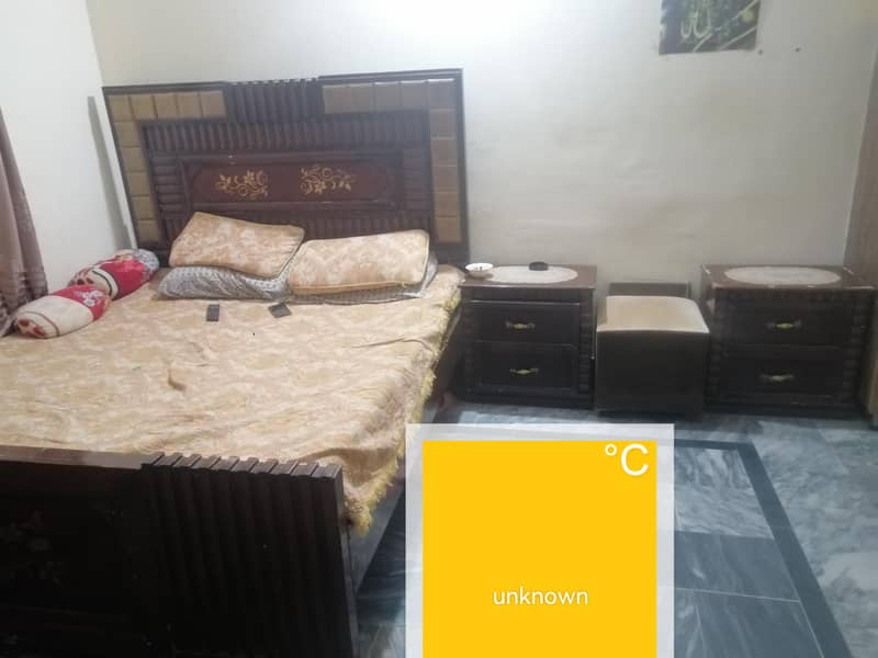 double bed + dressing table+ 2 side tables 2