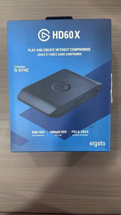 Elgato HD60 X External Capture Card | 4K60 HDR Passthrough | Box Pack