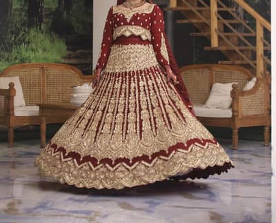 Bridal Lehenga for Sale – Worn Once, Good Condition