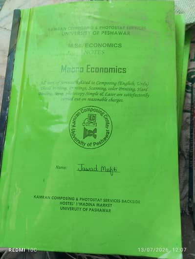 M. sc economics
