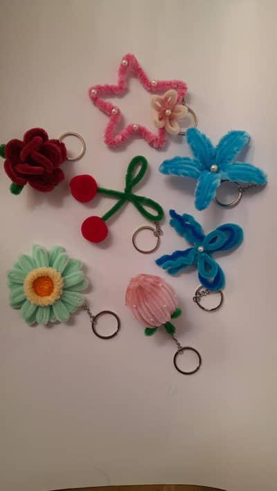 Cute Pipecleaner Keychains