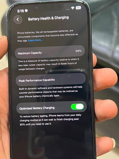 Apple iPhone 13 jv 128gb 99 battery health