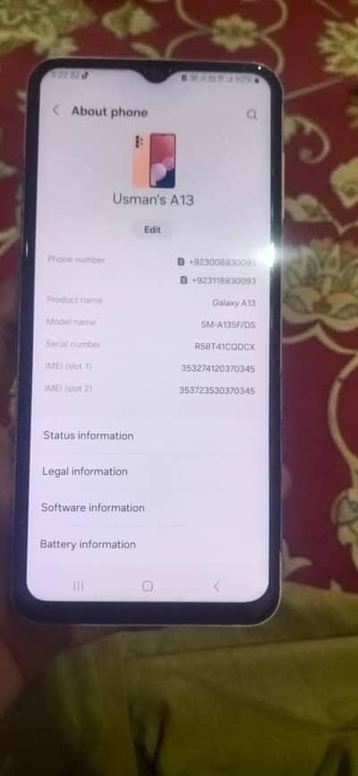 Samsung Mobile A13
