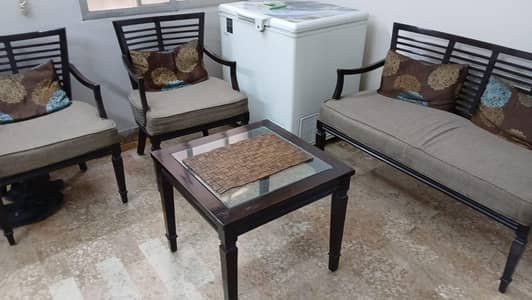 TV Lounge Chair Set Wooden