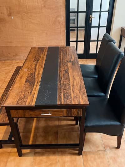 Industrial Dining Table Set