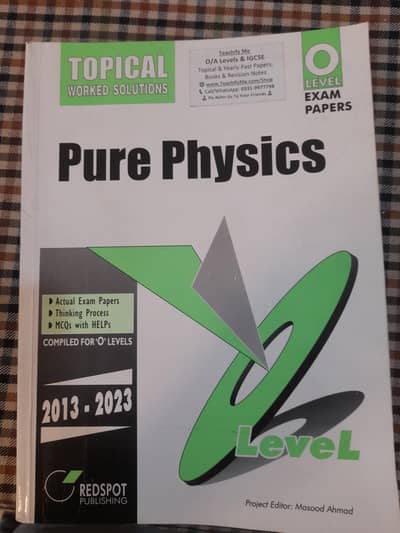 O levels pure physics Paper 1 and Paper 2