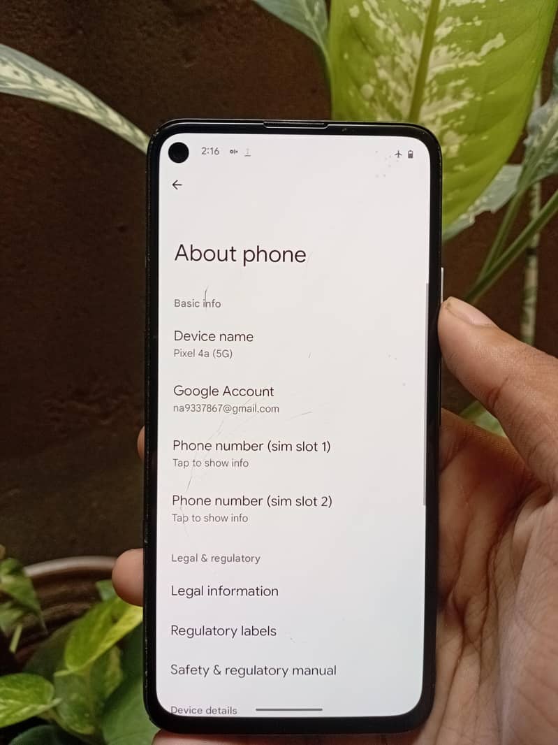 Google Pixel 4a 4