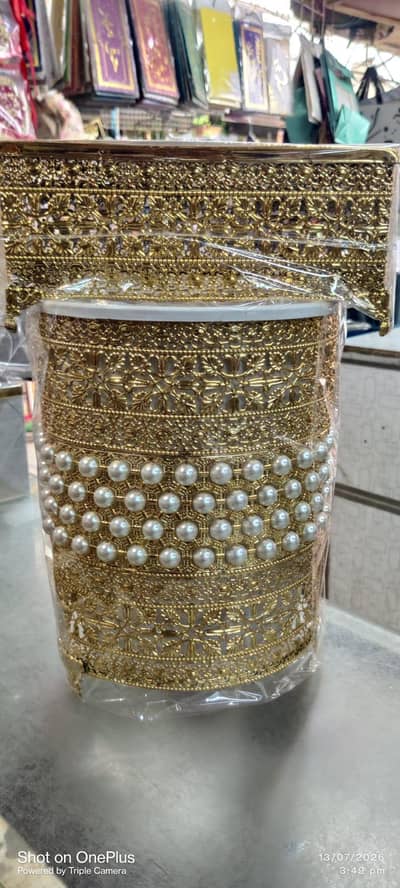 metal frame room dustbin set