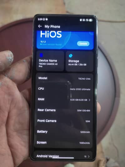 tecno camon 40 Pro 8+8=256