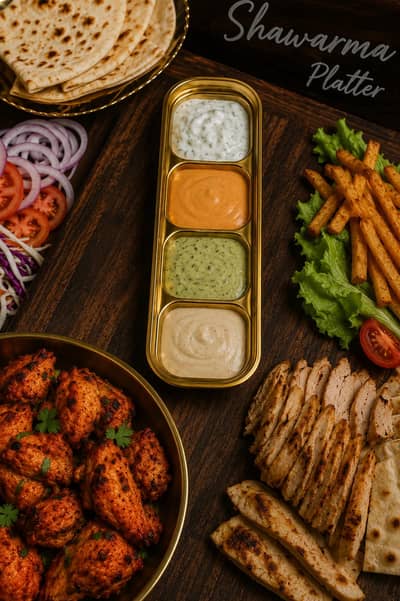 Shawarma Platter Crockery