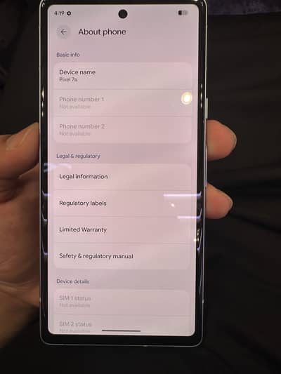 Google Pixel 7a Official Pta Approved