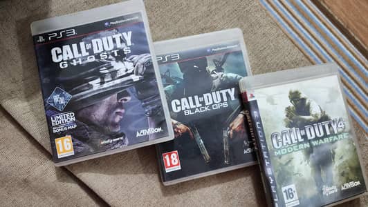 Call of Duty ~ Ghosts, Black Ops, Modern Warfare (PS3)