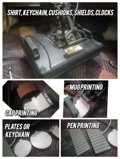 sublimation pen shirt mug heat press setup
