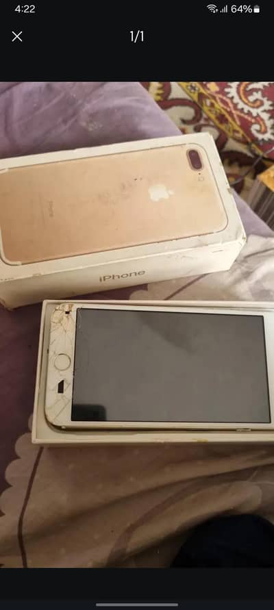 iphone 7 plus pta approved 128 gb with box