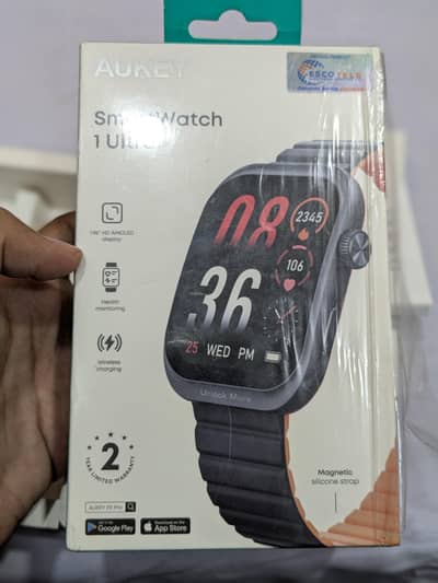 AUKEY SMART WATCH 1 ULTRA ALL OK ONLY 10 DAYS USED