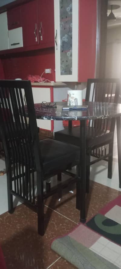 table and 3 chairs