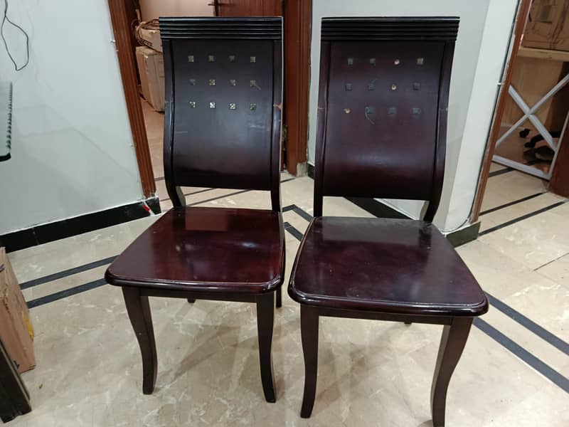 6 chairs dining table 2