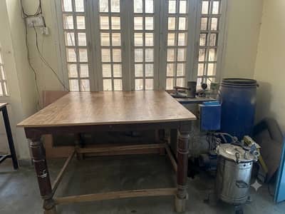 Steam press , new iron included , fully wired , Water discharge drum