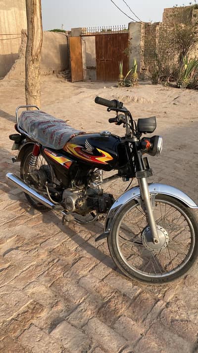 Fully modified bike with original copy letter