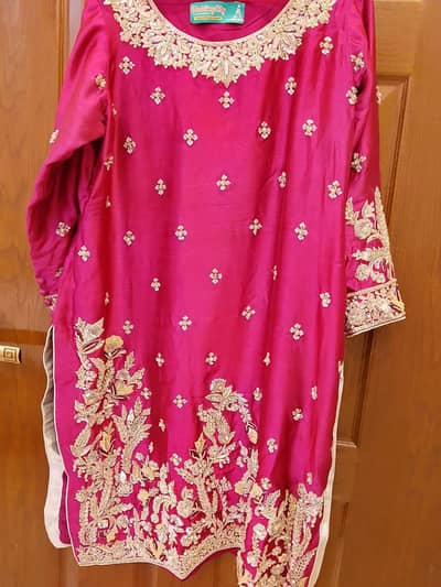 hand embroidered suit