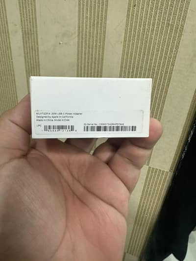Apple iphone 20W original charger/power adapter (Whatsapp 03246205446)