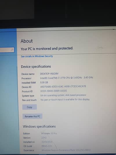 Gaming pc for sale/deskstop