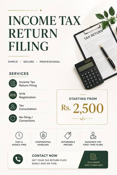 Income Tax Filing services