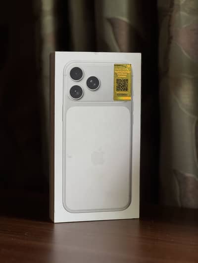 Apple iPhone 17 Pro Max, 256GB, Silver [NEW] [PTA APPROVED]