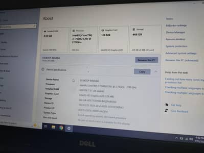 Dell Vostro 14-3468 | Core i7 7th Gen | 8GB RAM | 500GB HDD