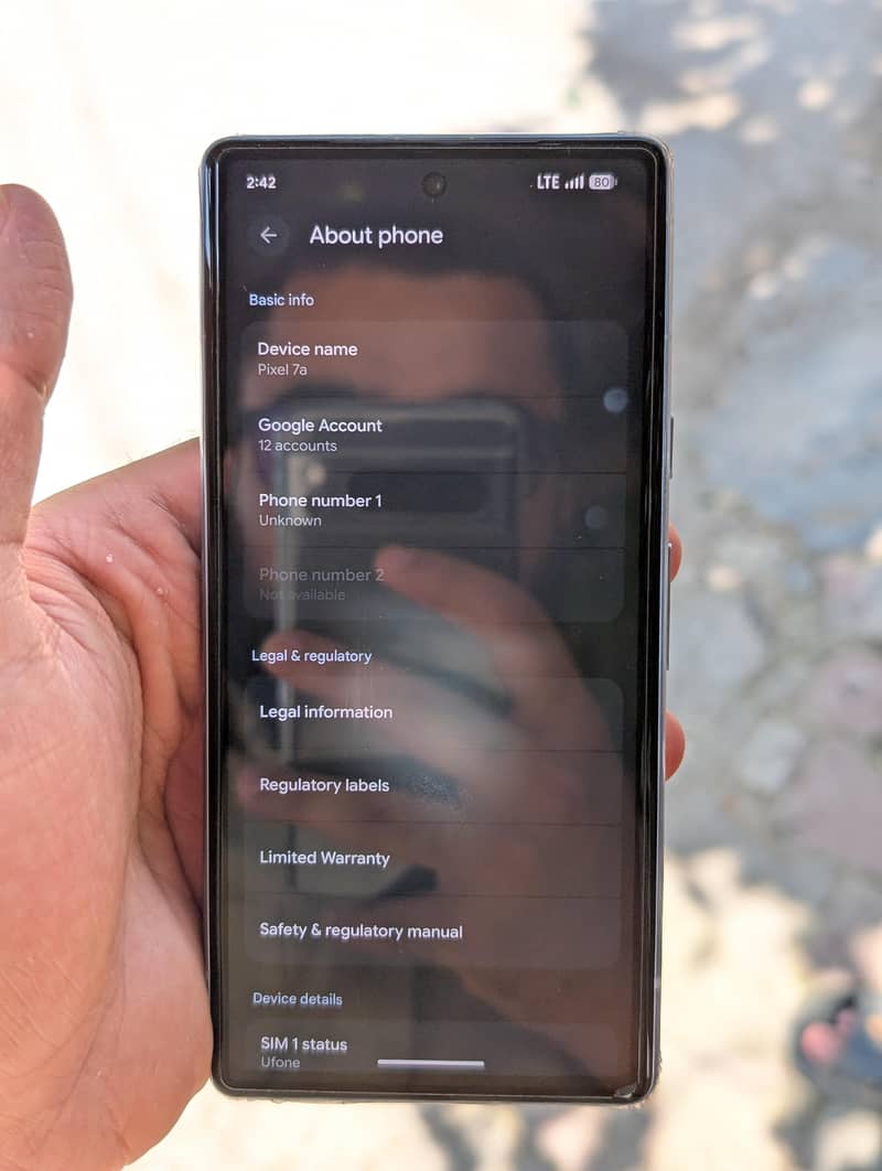 Google Pixel 7a 7