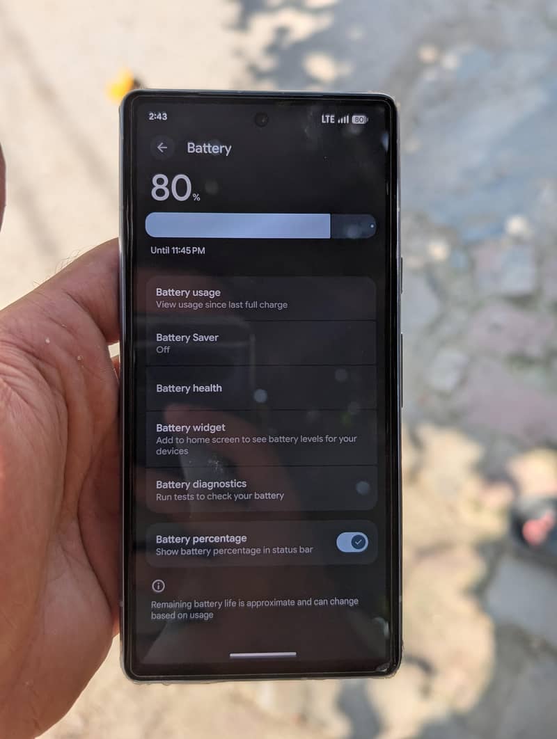 Google Pixel 7a 9