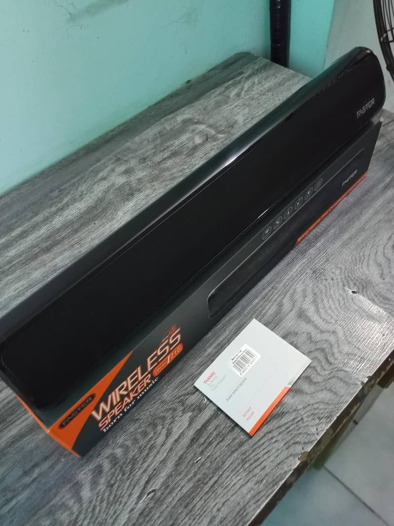 faster Bluetooth speaker bar. . . . 3