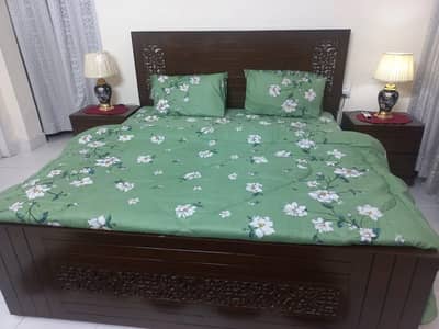 Doubel Bed (Pure wooden)