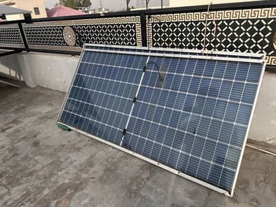 Double glass Longi solar panel 6  Minor damage