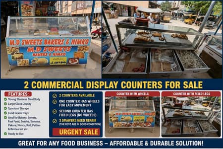 Display Counter Food Display Showcase,Chiller ,Salad Bar Steel Counter