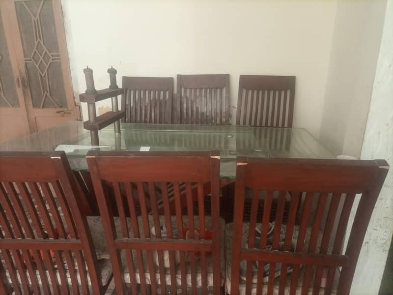6seater daining table xframe 0