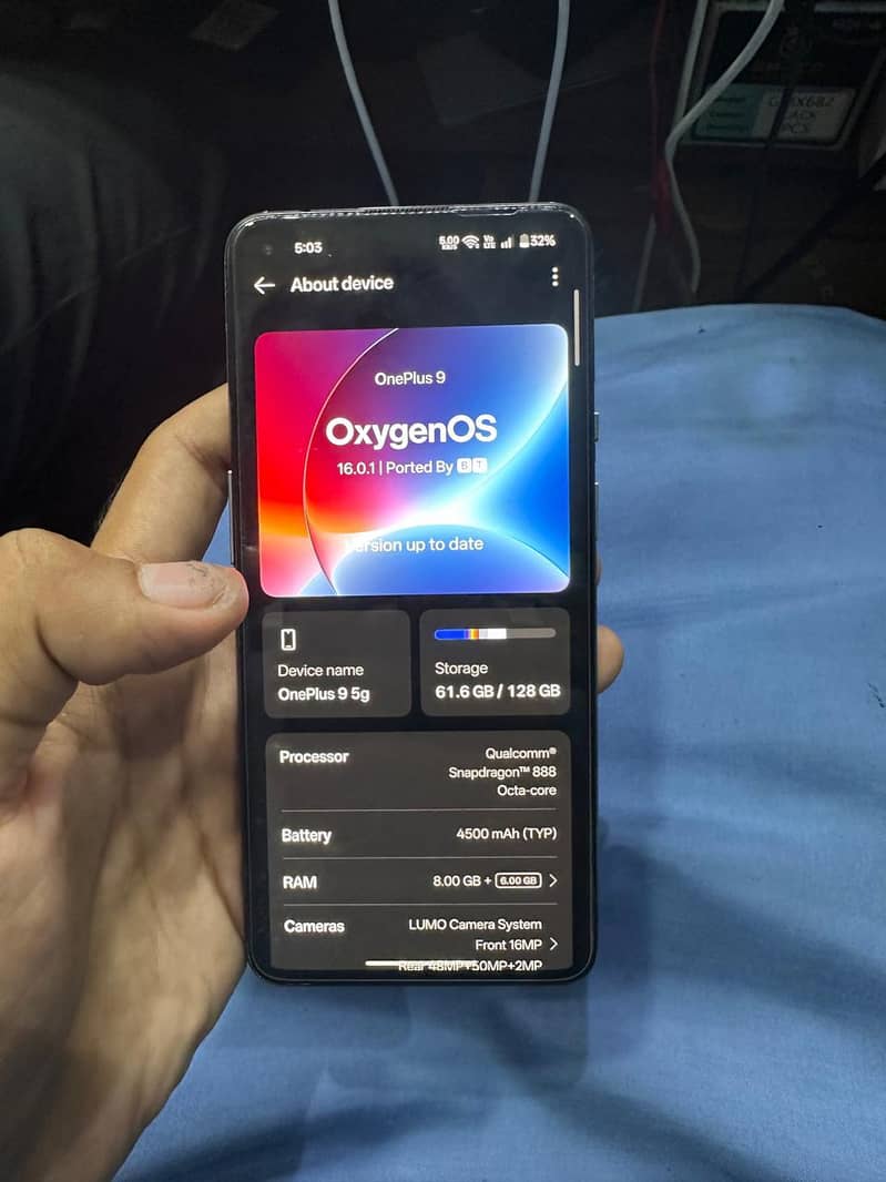 One Plus 9 5g 6