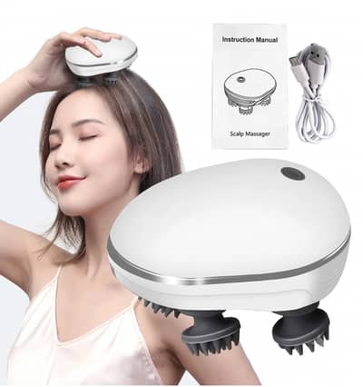 Electric Scalp Massager Rechargeable Scalp Massager Machine for Stres